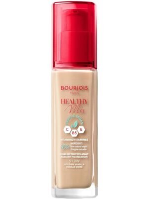 Bourjois Healthy Mix Clean & Vegan Foundation 51.2W Golden Vanilla X 3