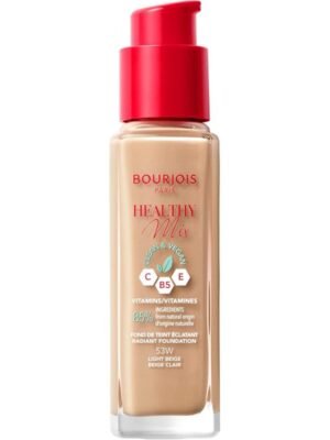 Bourjois Healthy Mix Clean & Vegan Foundation 53W Light Beige X 3