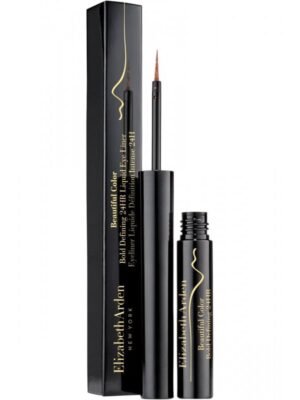 Elizabeth Arden Beautiful Color Bold Defining 24Hr Liquid Eye Liner 02 Gilded Brown X 3