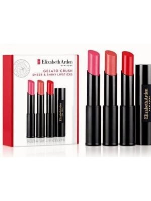 Elizabeth Arden Gelato Crush Sheer & Shiny Lipstick Set X 3