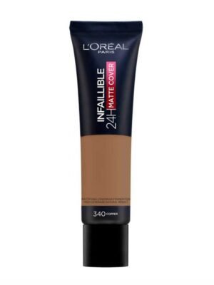 Loreal Infallible 24H Matte Cover Foundation 340 Copper X 3