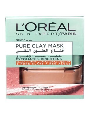 Loreal Paris Pure Clay Masks Exfoliating + Smoothing 50ml Unboxed X 6
