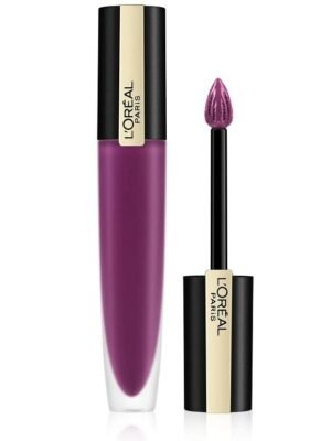 Loreal Rouge Signature Liquid Lipstick 104 I Rebel X 3
