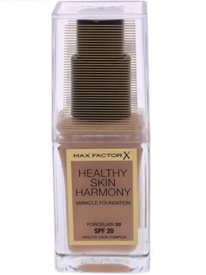 Max Factor Healthy Skin Harmony Foundation 30 Porcelain X 3