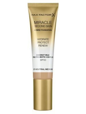 Max Factor Miracle Second Skin Foundation 07 Neutral Medium X 3