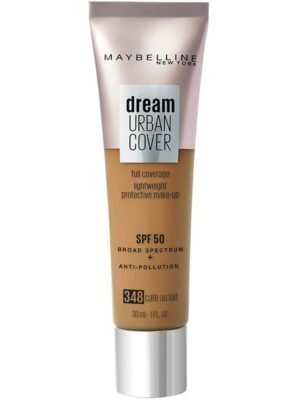 Maybelline Dream Urban Cover Foundation 348 Cafe Au Lait X 3