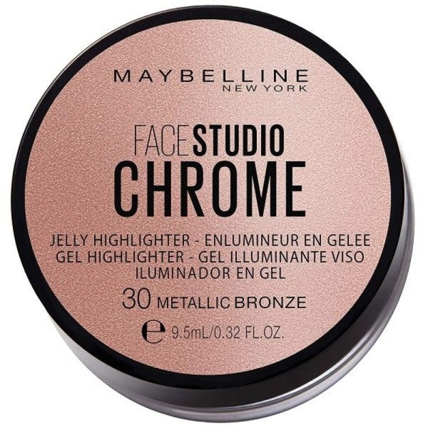 Maybelline Face Studio Chrome Jelly Highlighter 30 Metallic Bronze