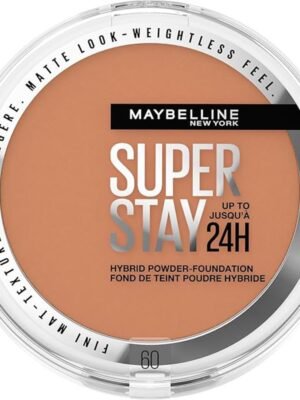 Maybelline Superstay 24H Hybrid Powder Foundation 60 Caramel X 3