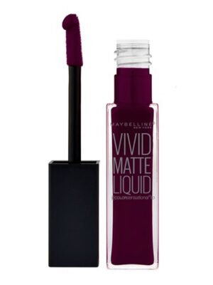 Maybelline Vivid Matte Liquid 45 Possessed Plum X 3