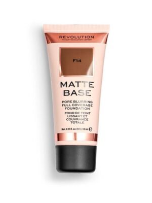 Revolution Matte Base Foundation F14 X 3