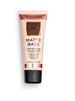 Revolution Matte Base Foundation F15 X 3