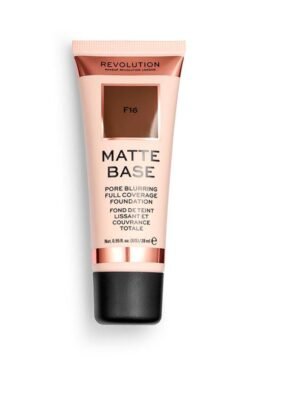 Revolution Matte Base Foundation F16 X 3