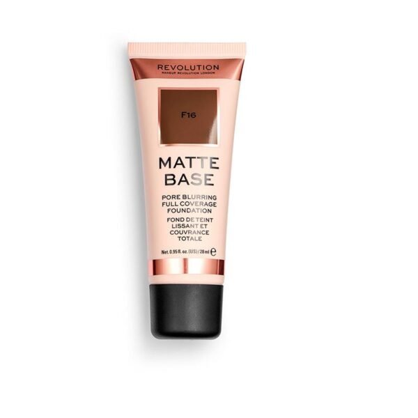 Revolution Matte Base Foundation F16 X 3