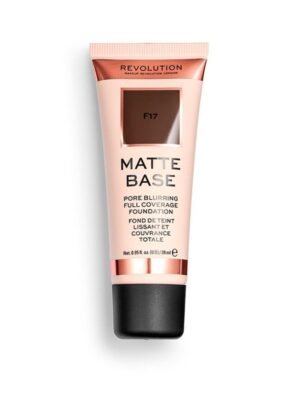 Revolution Matte Base Foundation F17 X 3