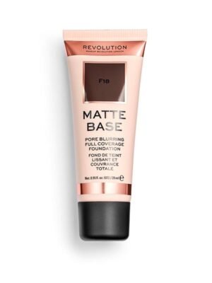 Revolution Matte Base Foundation F18 X 3