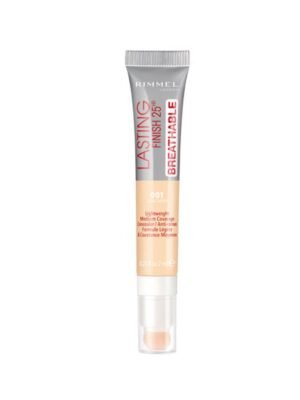 Rimmel Lasting Finish 25H Breathable Concealer 001 Light Ivory X 3