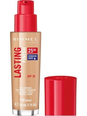 Rimmel Lasting Finish 25H Foundation 30ml 170 Wheat X 3