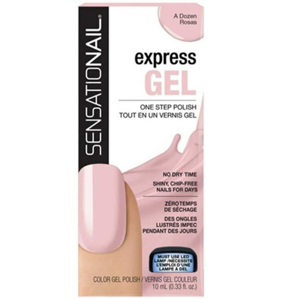 SensatioNail Express Gel Polish A Dozen Rosas X 4
