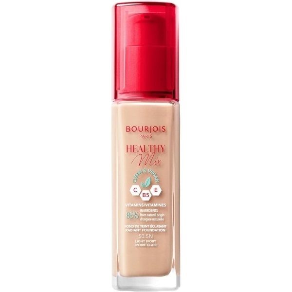 Bourjois Healthy Mix Clean & Vegan Foundation 50.5N Light Ivory