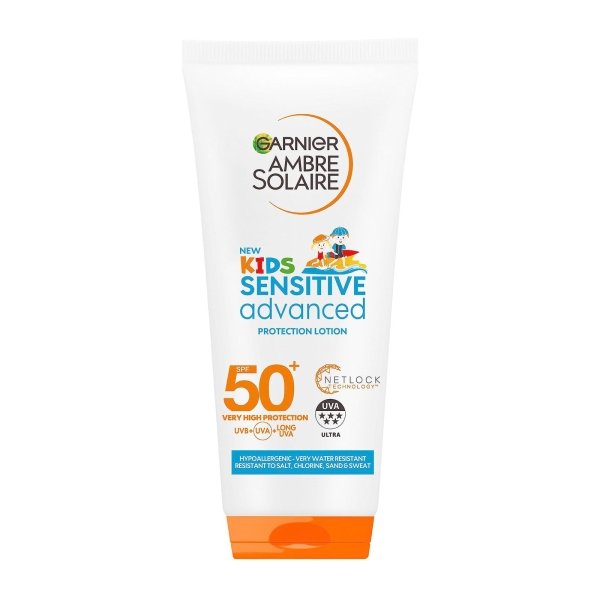 Garnier Ambre Solaire KIDS Sensitive Advanced Hypoallergenic Milk SPF 50+ 200ml