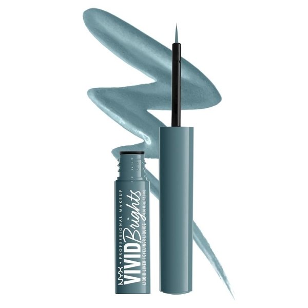 NYX Vivid Brights Liquid Liner Cyan Simp
